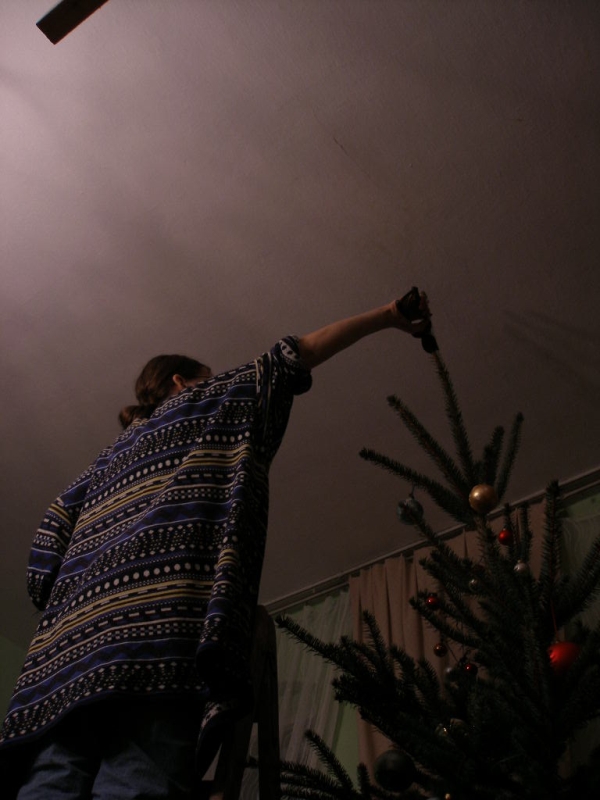 Cięcie czuba, Ludwika w akcji.